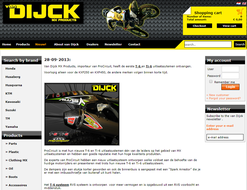 van Dijck MX Products